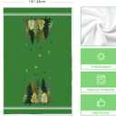 2 x Artoid Mode Green Leaves Pine Tree Hello Spring Kitchen Towels Dish Towels, 18x26 Inch Farmhouse Summer Decoration Cleaning Set of 2