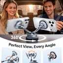 TORRAS 2026 Upgraded Vacuum Car Phone Holder for MagSafe Car Mount [98+ LBS Strongest Suction | 24 N58 Magnets] 360° Adjustable Magnetic Phone Holders for Your Car, for iPhone 17-12 Pro Max Plus Air