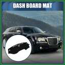 Motoforti Dash Cover, Center Console Non-Slip Dashboard Carpet Mat for Chrysler 300c 2011-2017 Polyester Black,1Pc Long-Lasting