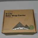 KeaBabies Baby Wrap Carrier Ring Sling - Easy to Wear, Adjustable D-Lite Baby Carrier Newborn to Toddler, Infant Carrying Shirt, Hands Free Bonding, Breathable Fabric Wearing Wrap (Forest)