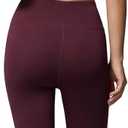 Women's 2-Piece Athletic Workout Set, Moisture-Wicking Nylon Spandex Top and Bottom,Yoga, Gym, Running (Purple, M)