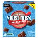 Swiss Miss Milk Chocolate Hot Cocoa Keurig Single-Serve K Cup Pods, 28 Count (EXP 04/05/26)