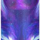 Wolf Water Bottle Wolf Cups Galaxy Water Bottle for Kids Girls with Straw Lid Wolves Insulated Stainless Steel Water Flask Sport Gym 20 oz