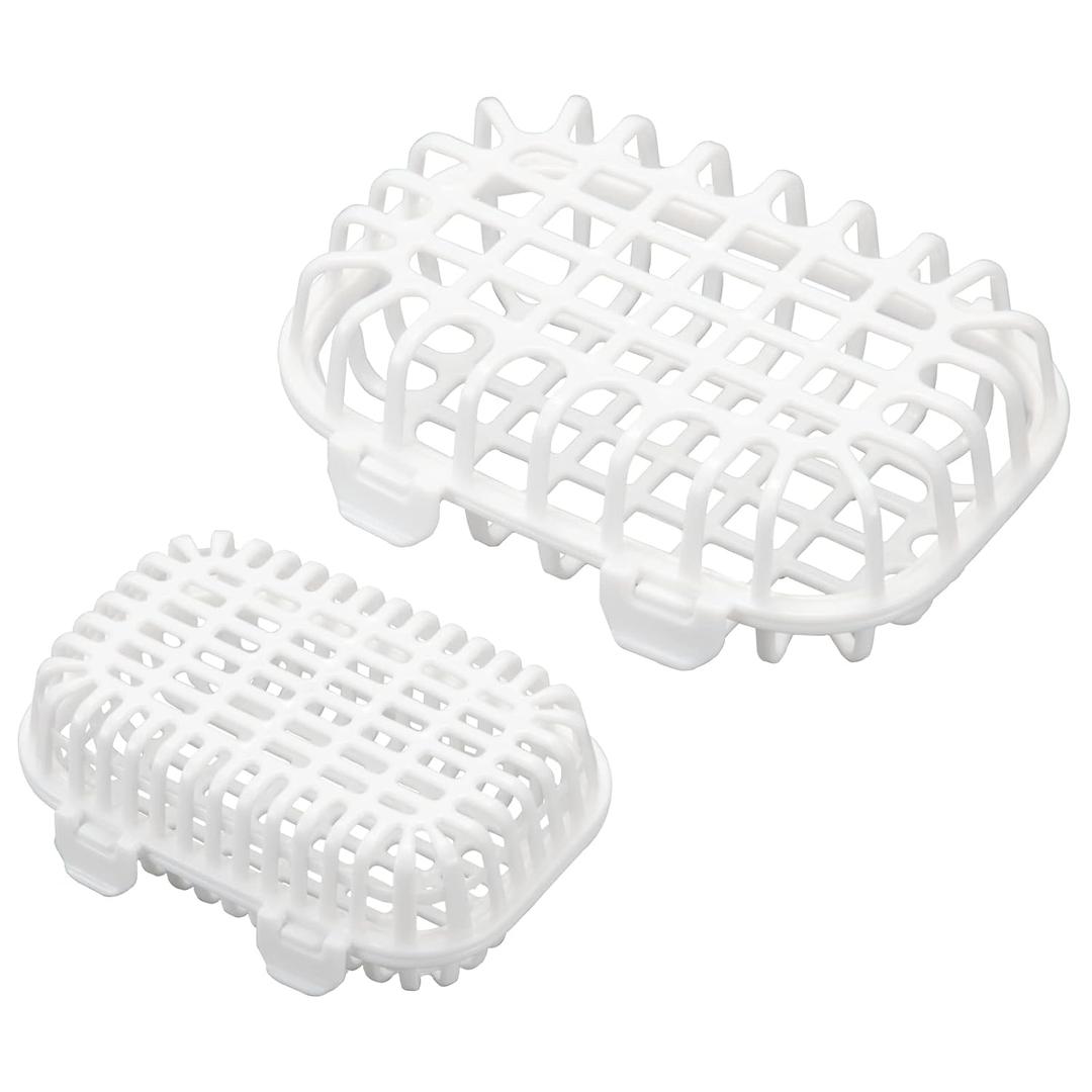Dishwasher Basket, 2-Pack Bottle Washer for Bottle Parts, BPA-Free Baskets for Small Tools, White