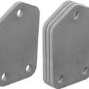 4 Pack Weld-On Steel Base Plates, 3/16" Thick Weld-On Mounting Tabs for Roll Cages Off-Road Tube Chassis Frames