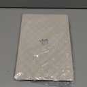 Seorsok Compatible with MacBook Air 13 Inch Case2022 2021 2020 2019 2018 Release A1932 A2179 M1 A2337,Elegant Leather Plastic Hard Shell Case Transparent Keyboard Cover,Beige PVC Grid No Logo Cutout