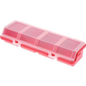 ohohulo Sorting Box Multi-Compartment Organizers Box Tool Part Container Bin with Lid Display Storage Case Enduring 2Pcs