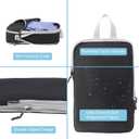 JJ POWER Ultralight Compression Packing Cubes Super Thin and Sturdy 70D Nylon Expandable Packing Organizer for Travel Accessories Luggage Suitcase,3 Set,Light Grey(Black)