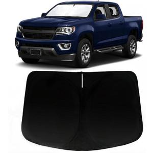 Windshield Sunshade for 2015-2022 Chevy Colorado Chevrolet Colorado | Car Front Window SunShade with 240T Sun Visor Protector Blocks UV Rays Heat Sun Shield Accessories