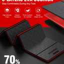 1.1" Foldable Kneeling Pad, Large Supportive Mechanic Mat with Handle & Storage Strap, Extra Thick Comfortable Foam Knee Pad for Gardening, Garage, Workshop Repairing, 47.2"x15.7"