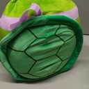 Snackles Ninja Turtles Donatello 14" Plush by ZURU, Cuddly Squishy Comfort Plush with Teenage Mutant Ninja Turtles Theme and Pizza Snack Accessory