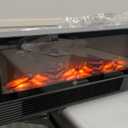 Space Heater, Space Heaters for Indoor Use, Fireplace Heater, WiFi and Tuya App Controlled, 3D Flame Effect, 1500W Portable Air Conditioner Fast Heating Space, Easy Installation, 24H Timer