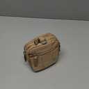 Cross Body Purse, Mini Crossbody Sling Bag for Women, Barrel Cylinder Bag with Adjustable Shoulder Straps, Smooth Zipper, Water-Resistant, Khaki