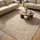 Area Rug for Kitchen, Living Room & Bedroom – Eco-Friendly, Durable, Washable Floor Mat – 5x7 Inch Rustic Farmhouse Décor