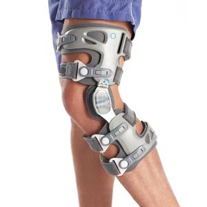 Game Changer Unloader Knee Brace - Lightweight, Low Profile OA Knee Brace for Arthritis Pain and Support - Premium Knee Support for Medial and Lateral Knee Pain (Left)