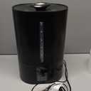 6L Humidifiers for Bedroom Large Room Home,Cool and Warm Humidifier for Baby and Plants Hot Mist Top Fill Desk Humidifier Oil Diffuser,Quiet,Auto Mode,360Nozzle-Midnight Black(2026 Upgraded)