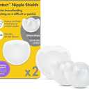 Medela Contact Nipple Shields, Medium 20mm, Food Grade Silicone | for Latching Difficulties During Breastfeeding, Flat or Inverted Nipples