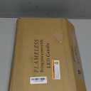 Flickering Flameless LED Candles, 9 Pcs with Embedded Star String, Acrylic LED Pillar Candles with Remote, Suitable for Home Decoration (White)