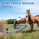 Fence Wire Fixer, Fence Stretcher Repair Tool, Fence Stretcher Fence Fixer for Fence Repair, Plain or Electric Wire in Farm, Ranch or Garden
