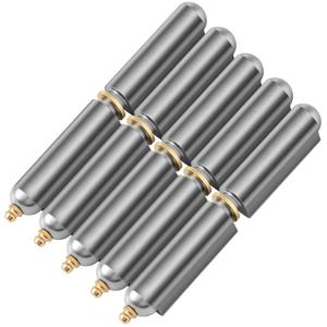 Zonon 5 Pcs 6 Inch BBQ Smoker Bullet Weld on Bullet Hinge Carbon Steel Weldable Barrel Hinges Heavy Duty for Swing Door Trailer Ramp (Zerk)