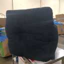 Cvortll Bean Bag Chair with Filler, Bean Bag Sofa with Tufted Soft Stuffed Filling, Fluffy and Lazy Sofa, Comfy Cozy BeanBag Chairs with Memory Foam for Dorm, Apartment, Living Room (Blue)