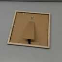 10x10 Picture Frame with Mat, Display Photo 8x8 with Mat or 10 x 10 without Mat, Wood Square 8 by 8 Photo Frames for Wall Hanging, 4 Pack, Black