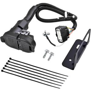 9L3Z-15A416-A Trailer Hitch Tow Wiring Connector Installation Kit Compatible with Ford F150 2009-2014 FX4 / King Ranch/Lariat/Platinum/STX/XL/XLT Replaces 9L3J-15A416-AB