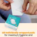 120-Pack Disposable Nursing Pads for Breastfeeding - Ultra Thin Breast Pads for Leaking Milk Disposable with 3D Absorption & Leak Protection Individually Wrapped, Day & Night Nursing Essentials