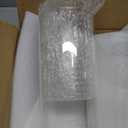 Hewory Hurricane Candle Holder for Pillar Candles: Gold Votive Candle Holders Set of 6, Glass Hurricane with Metal Candle Plate, Pillar Candle Holder for Table Centerpiece Wedding Holiday Home Decor