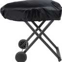 Grill Cover for Portable Gas Grill, Outdoor Heavy Duty Waterproof Oxford Fabric Weather Resistant, Black