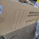 Upgrade Version Room Partition and Divider, Freestanding Rolling Dividers with Wheels,Office Privacy Screen Divider Wall,Classroom Felt Dividers,6'L* 6'7"H,3 Panel,Dark Grey