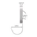3M Claw Drywall Hooks 25 lbs., 25 lb. / 1 Hook (Silver) / 1 Hook 3DH25SLV-1ES