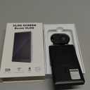 Vlog Screen Selfie Monitor,Wireless Mini Monitor for iPhone/Android Rear Camera with Magnetic Phone Clip Mount,Phone Rear Camera for Selfie Vlog Live Streaming on TikTok,YouTube,Instagram（Black）