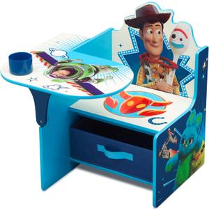 Delta Children Chair Desk with Storage Bin, Toy Story 4, 1 Count