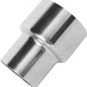 Exhaust Adapter Connector 2.25"ID to 3"IDExhaust Adapter Total Length 4"  Stainless Steel Polished