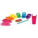 Shimmer 'n Sparkle Squish Magic Bubble Bands Loom Band Making kit, Friendship Bracelets Crafting Toy Rubber Bands Set