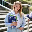 Spiral NotebookA4 Lined Notebook, 3 Pack8" x11-1/2, 120 Sheets & 240 Pages, Water Resistant Cover Notebook Set Perfect for School & Office