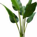 Artificial Birds of Paradise Plant Fake Banana Leaves Faux Banana Travelers Palm Tree for Home, Office, Living Room, Kitchen, Bedroom, Balcony Decor, Indoor Outdoor Perfect Housewarming Gift.