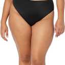 Amazon Essentials Womens Light-Support Classic Bikini Swimsuit Top (XX-Large, Washed Black)