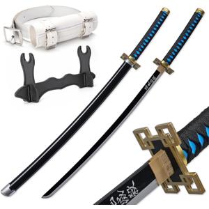 Zisu Demon Katana Sword, About 41 inches, Hashira Pillars & Protagonist Katana for Cosplay Purpose, Anime Original Texture (Gray)