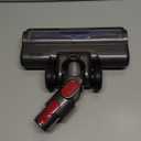 Laymi Hardwood Floor Attachment for Dyson V7 V8 V10 V11 V15 Vacuum Cleaners with LED Headlights, V Shape Turbo Bristle Roller Brush Cleaner Head Replacement Parts