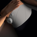 Portable Cordless Heating Pad  Feather-Light Yoga Fabric, Barely-There Comfort, Smart APP Timer, 3 Heat Levels, USB Magnetic Charging, Foldable Design  Ideal Gift for Women & Girls(White)