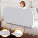 Toddler Bed Rails for Travel - Baby Guard Bed Rail Portable for Crib, Twin, Queen, Full, King Size Beds - Easy to Assemble, Safety Bed Side Rail for Toddlers and Kids (48 Inch)