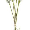 6Pcs Fake Ear Flower Vivid Appearance Fine Workmanship Home Decor Wedding Table Home Artificial Ear Flower for Home Wedding Porch Window DIY Decor - Green