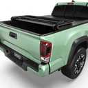 LEDKINGDOMUS Soft Tri-Fold Truck Bed Cover Fits for Toyota Tacoma 2016-2023 (Excl. Trail Edition) | 5' (60") Bed