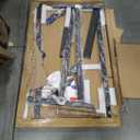 Double-Sided White Board on Wheels, 48x60 Inch (4'x5') Large Magnetic Mobile Dry Erase Board, Height Adjustable Stand Rolling Whiteboard for Office, Classroom, Home School Use, Black