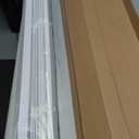 LazBlinds No Tools No Drill 1" Vinyl Mini Blinds, Cordless Blinds for Windows, Light Filtering Horizontal Window Blinds & Shades, 34" W x 72" H, White
