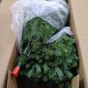 National Tree Company 7.5 ft Pre-Lit Jersey Fraser Fir Artificial Christmas Tree, 1,250 Clear Lights, 3,144 Tips, Includes Stand, Green