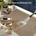 3′ x 5′ Indoor Door Mat, Ultra Thin Linen-Look Non-Slip Entryway Rug