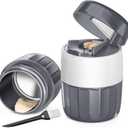 DUBSTAR 3-in-1 Pill Crusher Pill Grinder, Pill Crusher Fine Powder with Brush, Pill Crushers for Elderly with Pill Cutter and Storage, Pill Cutter Splitter for Small or Large Pills (Grey)